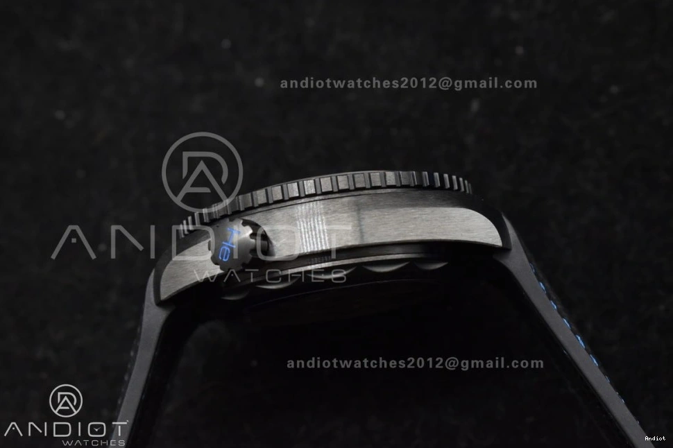 Best Blue Edition Ocean Ceramic A8906 VSF Deep 1:1 Real Nylon on Clone Strap 45.5mm Black Black Super Planet 1231